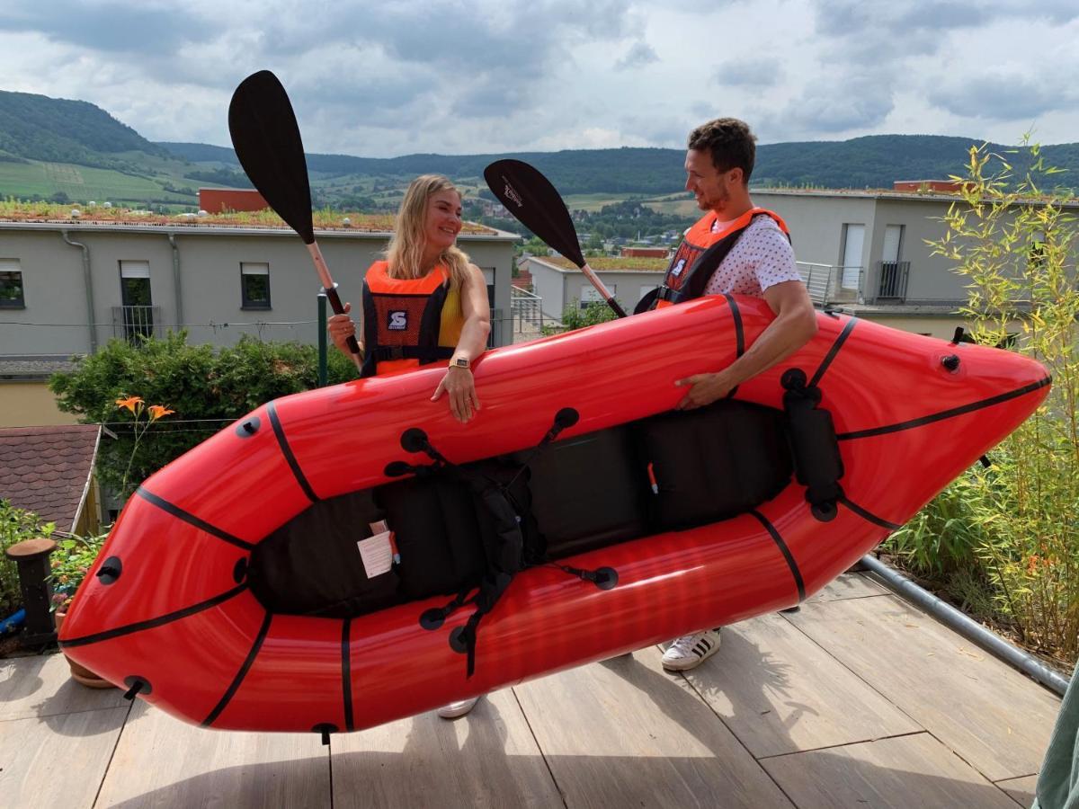 Romantische Ferienwohnung Mit Fantastischem Ausblick, Pool Und Gartensauna 예나 외부 사진